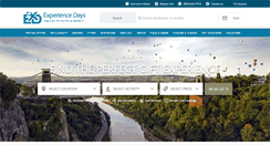 Desktop Screenshot of experiencedays.co.uk